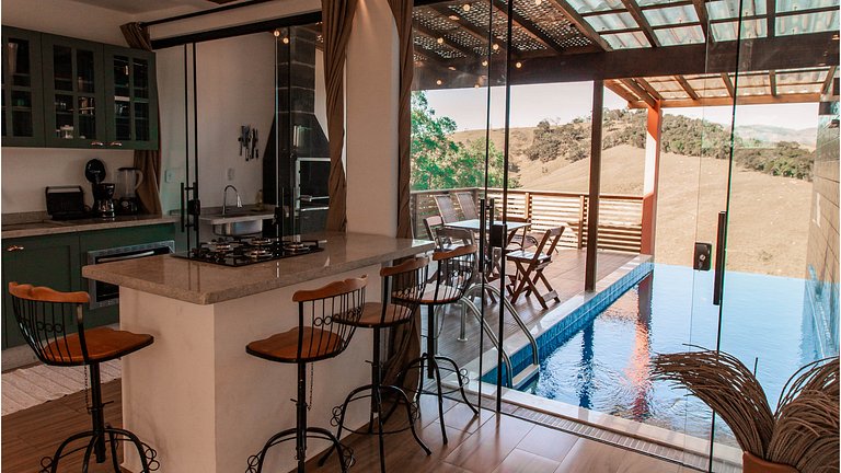 Chalé 205 - Chalé em Cunha/SP